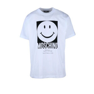 MOSCHINO COUTURE White Cotton T-shirt